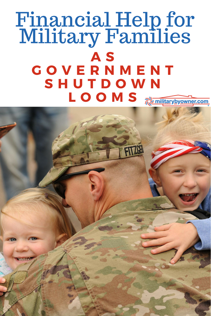 Financial Help For Military Families As Government Shutdown Looms